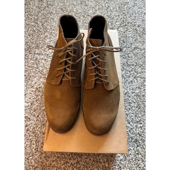 Nisolo Day Tripper Chukka Boot - Waxed Brown Suede / Leather - Men 8.5 /Women 10 - Picture 3 of 14